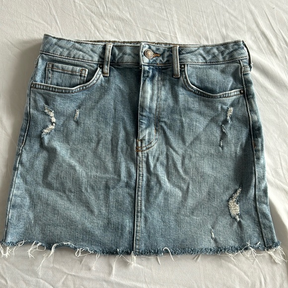 Forever 21 Blue Denim Mini Skirt - Picture 1 of 3